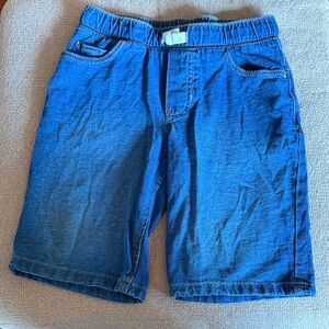 Boys Carter’s brand Blue Elastic-Waist Denim Shorts
